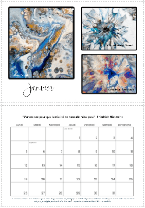 CALENDRIER GROUPE FACEBOOK 2026