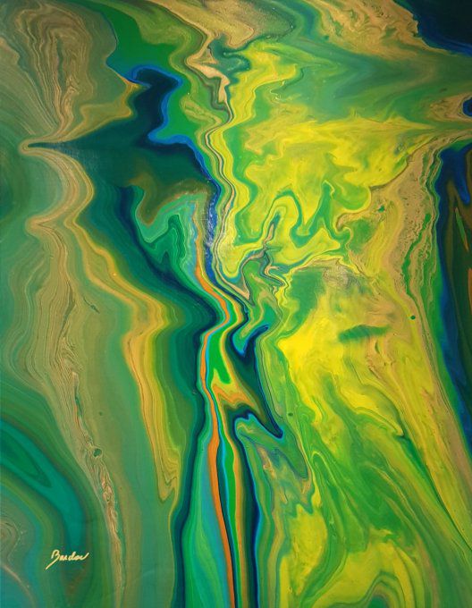 GREEN LAGOON  70x90