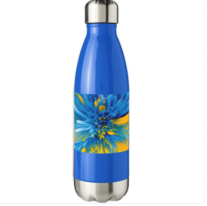 BOUTEILLE ISOTHERME POUR LE SPORT-MODELE BLEU
