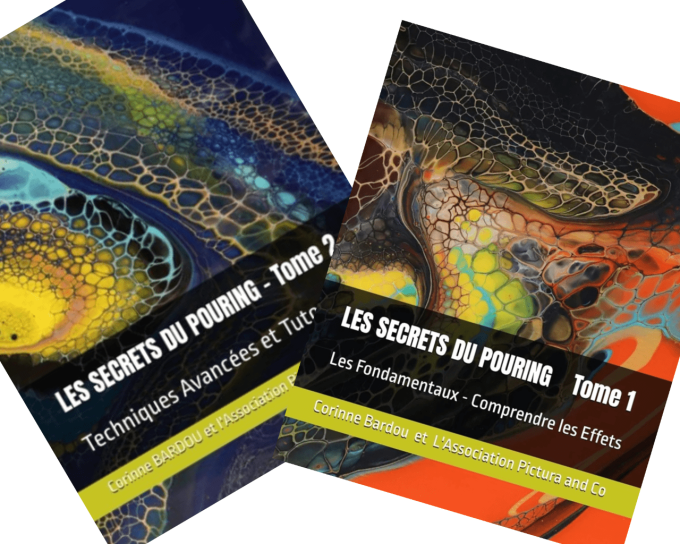 LOT DE 2 GUIDES "LES SECRETS DU POURING"  Tome 1  et 2 - Copie